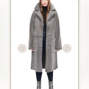 Women's Gray Teddy Jacket